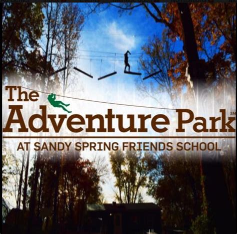 Adventure park sandy springs md - The Adventure Park (16701 Norwood Road, Sandy Spring) was recently named the Olney Chamber of Commerce 2023 Business of the Year. Nearing its millionth climber, The Adventure Park at Sandy Spring has been a constant innovator within the Challenge Course industry since its inception in …